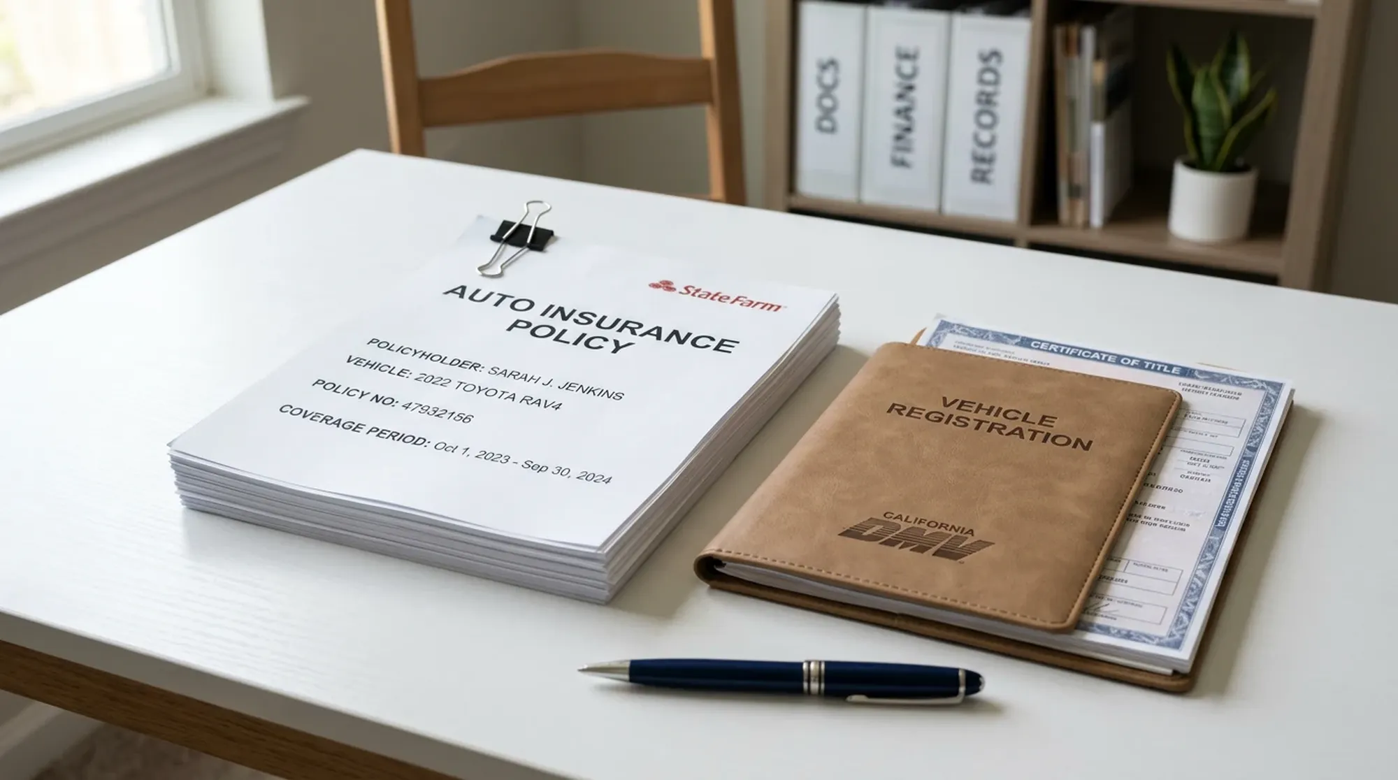Porządkowanie dokumentów polisy i załączników ubezpieczeniowych
